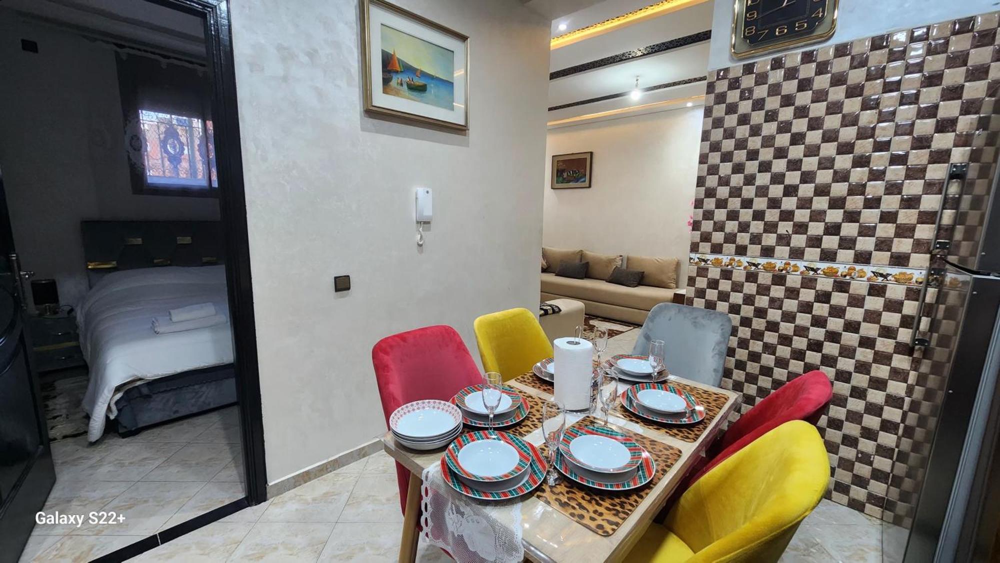 Appartement 7 Min De L'Aeroport De Marrakech Marraquexe Exterior foto